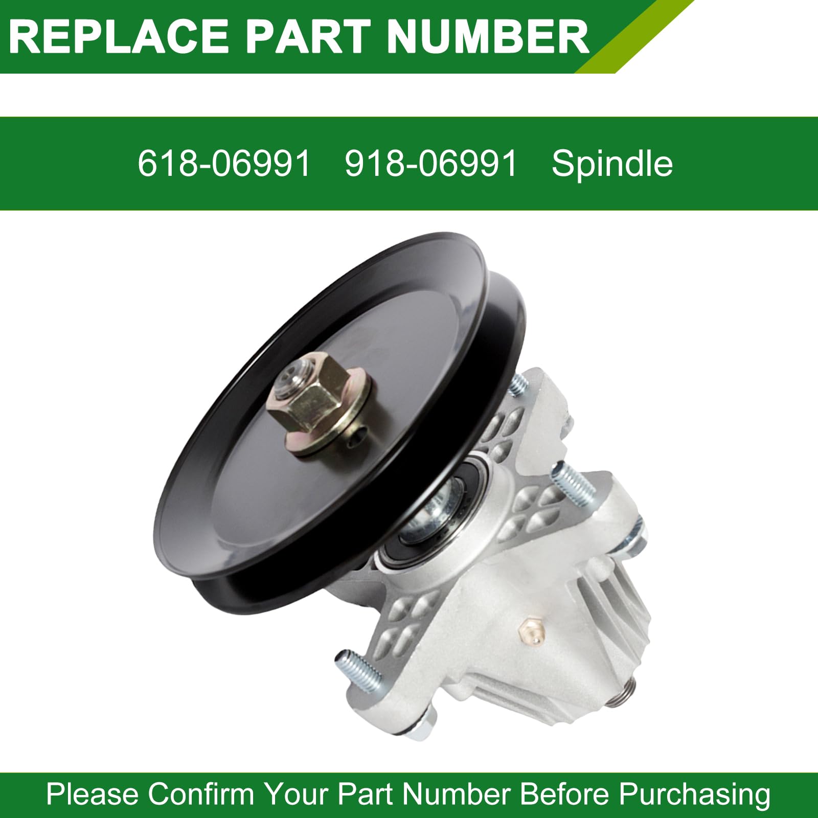 JSXDNWYJ spindle assembly 618-06991 bearing close-up details the shaft and bearing