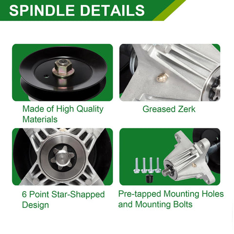 JSXDNWYJ spindle assembly hub and arm detail emphasizes reliability