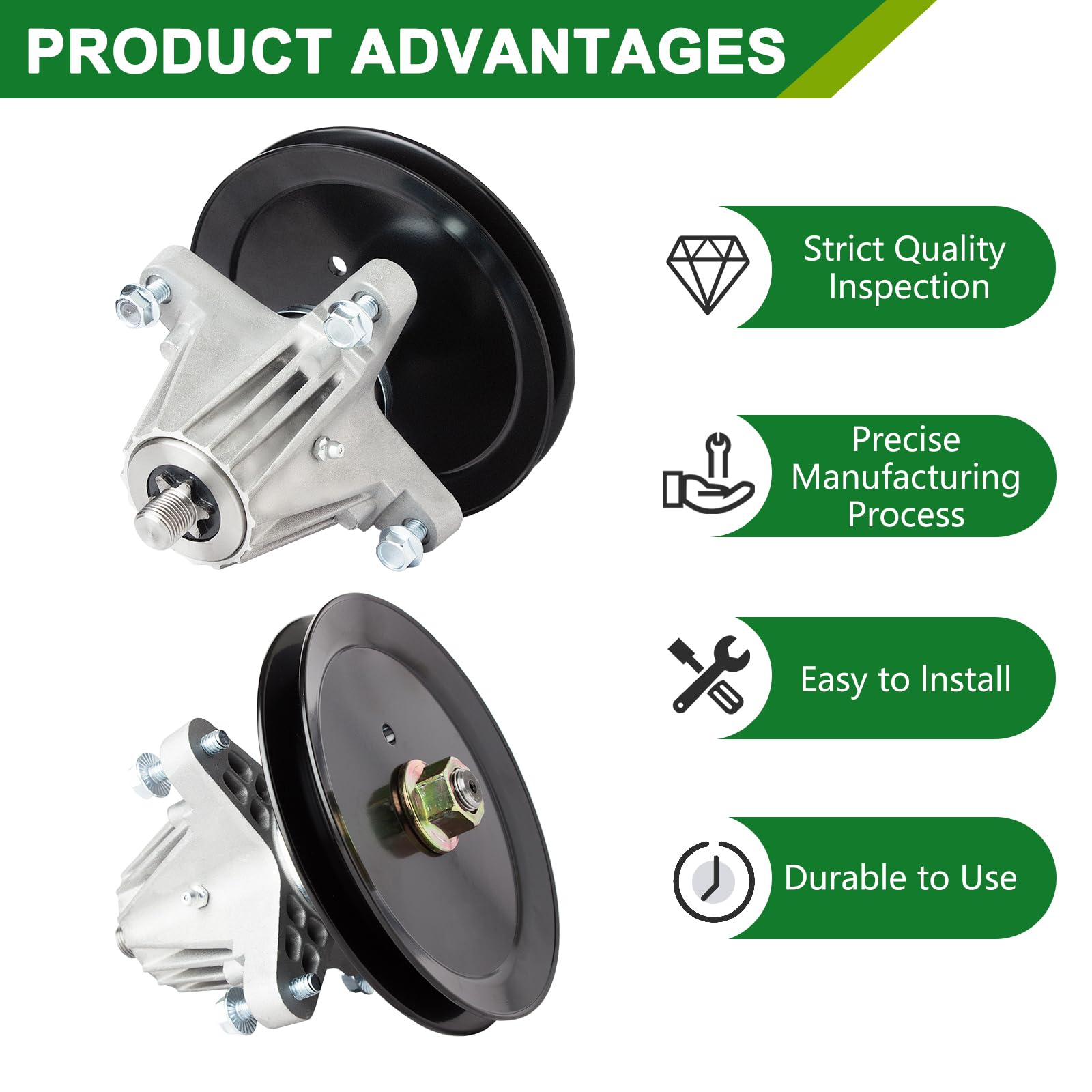 JSXDNWYJ spindle assembly MTD 131AQ1ZT099 for 46-inch decks offers durable replacement.