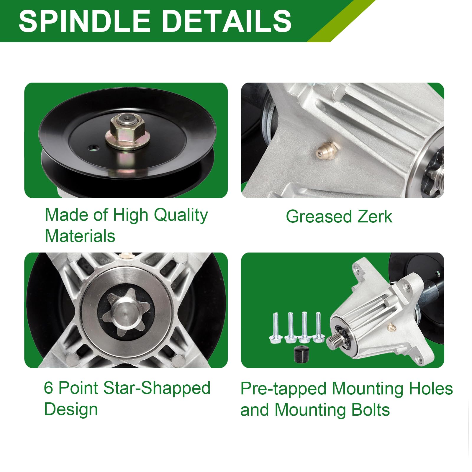 JSXDNWYJ XT2-GX54 spindle, smooth operation for GX54 decks.
