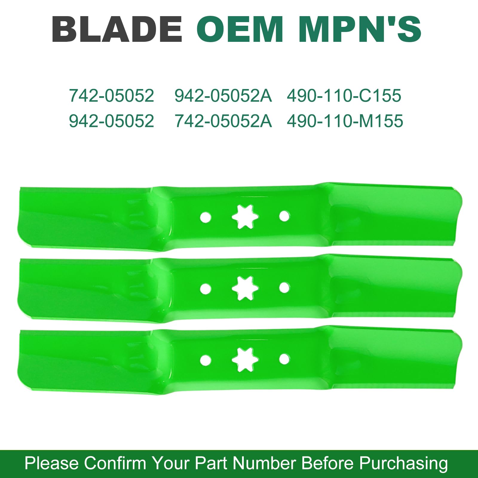 In-box JSXDNWYJ ZT1 50 blades for quick installation.