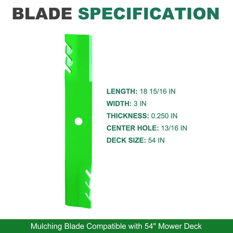 Ztrak compatible JSXDNWYJ blades for Z375R and Z525E models