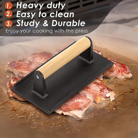 JSY Sun easy-clean cast iron surface for quick maintenance