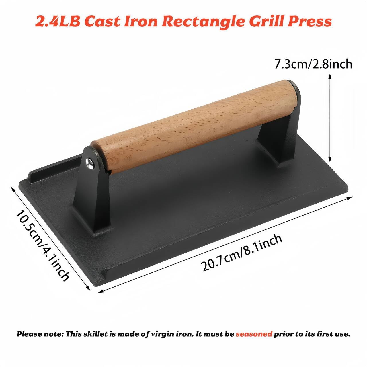 JSY Sun smash burger press for uniform contact and browning