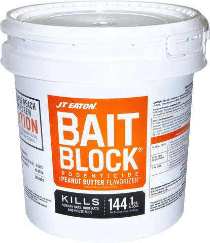 Tamper-evident resealable pail with 1-ounce blocks by JT EATON