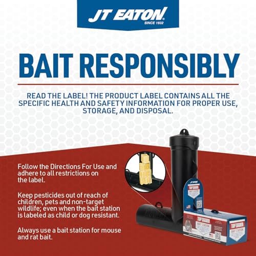 Bait blocks with center holes designed for easy bait-station placement.