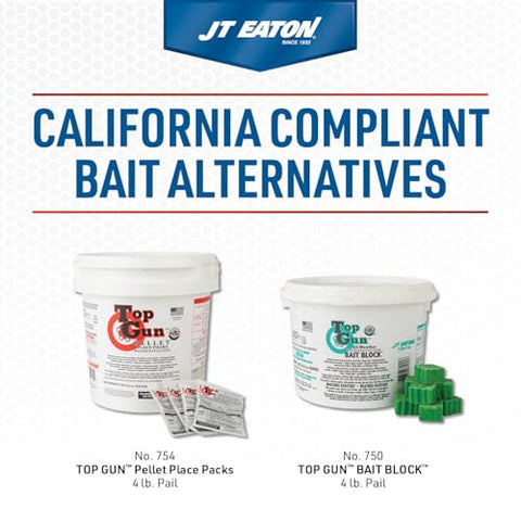 Center-hole bait station ready JT EATON blocks for easy use