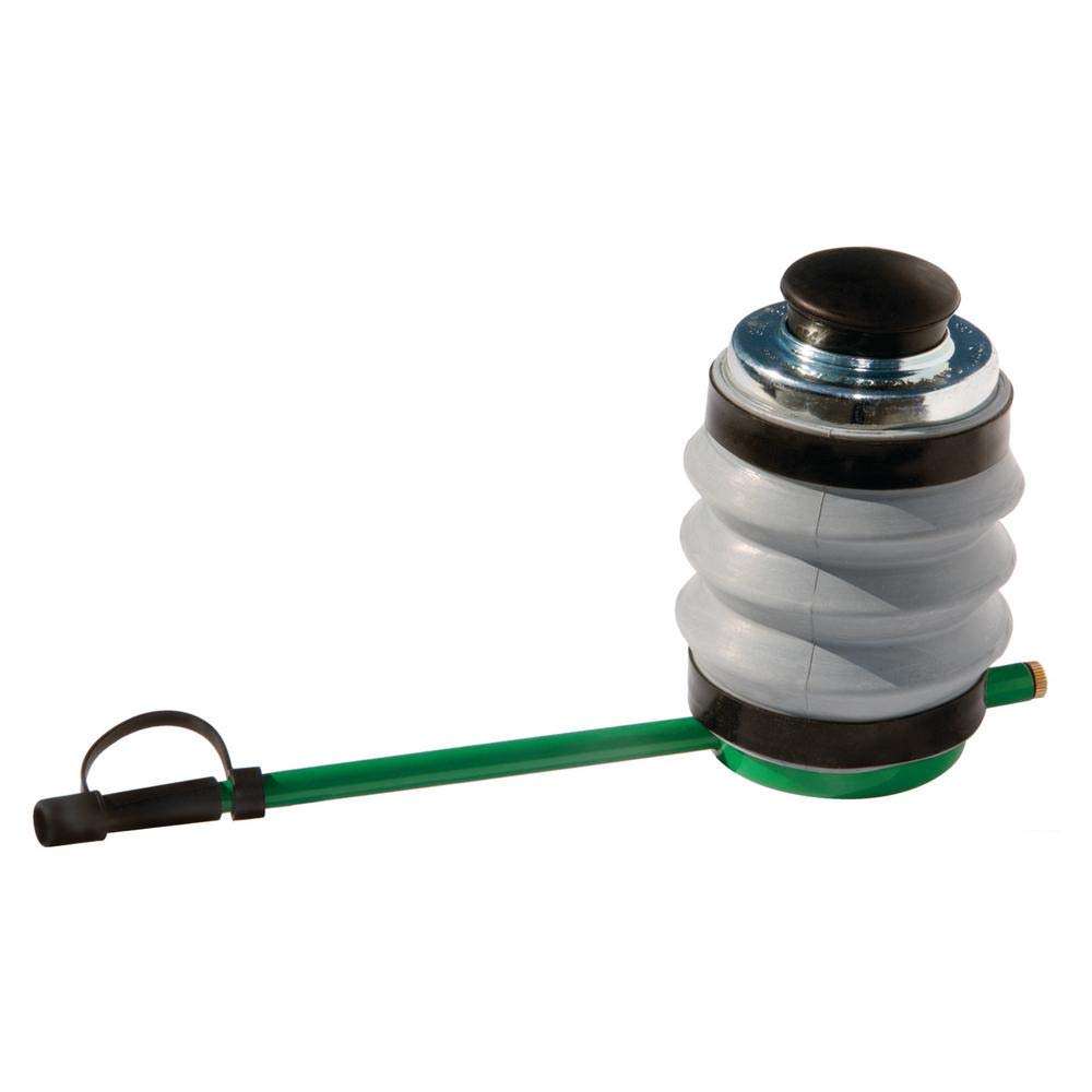 JT Eaton Green Duster applying pest control to cracks and crevices