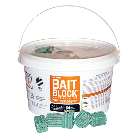 JT Eaton peanut butter blocks may attract rodents and support monitoring.