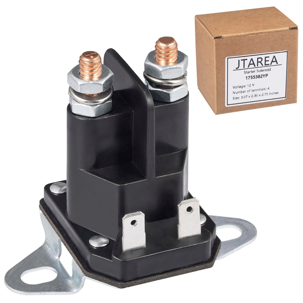 JTAREA 1755382YP starter solenoid 12V for reliable engine starting