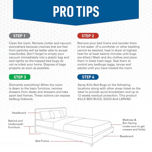 JT Eaton Kills Bedbugs Spray under furniture for hidden-area control