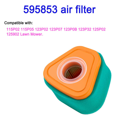JTEYINH Briggs & Stratton air filter assembly with durable seal