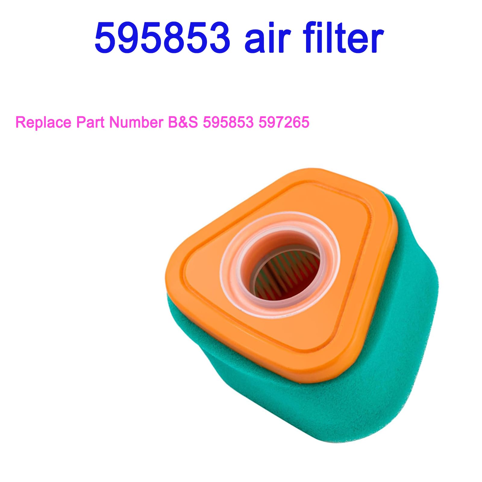 JTEYINH Briggs & Stratton air filter packaging showing 2-pack value