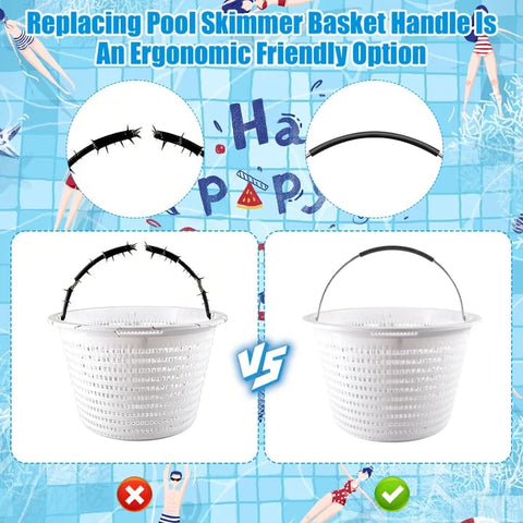 JTJEI durable, rust-resistant handle promises longer life for pool maintenance