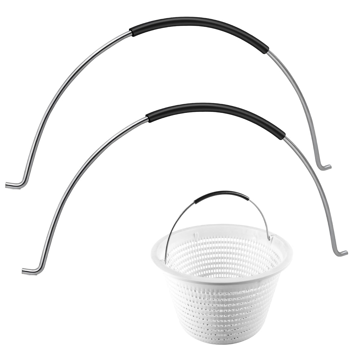 JTJEI pool skimmer handle with universal 9 cm fit for quick replacement.