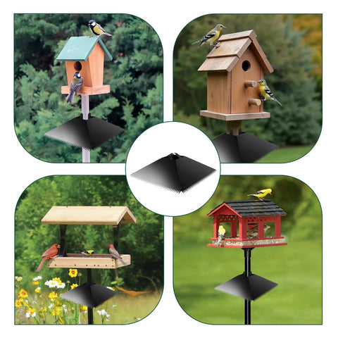 JTNFSH squirrel baffle protects feeders and supports peaceful bird watching.