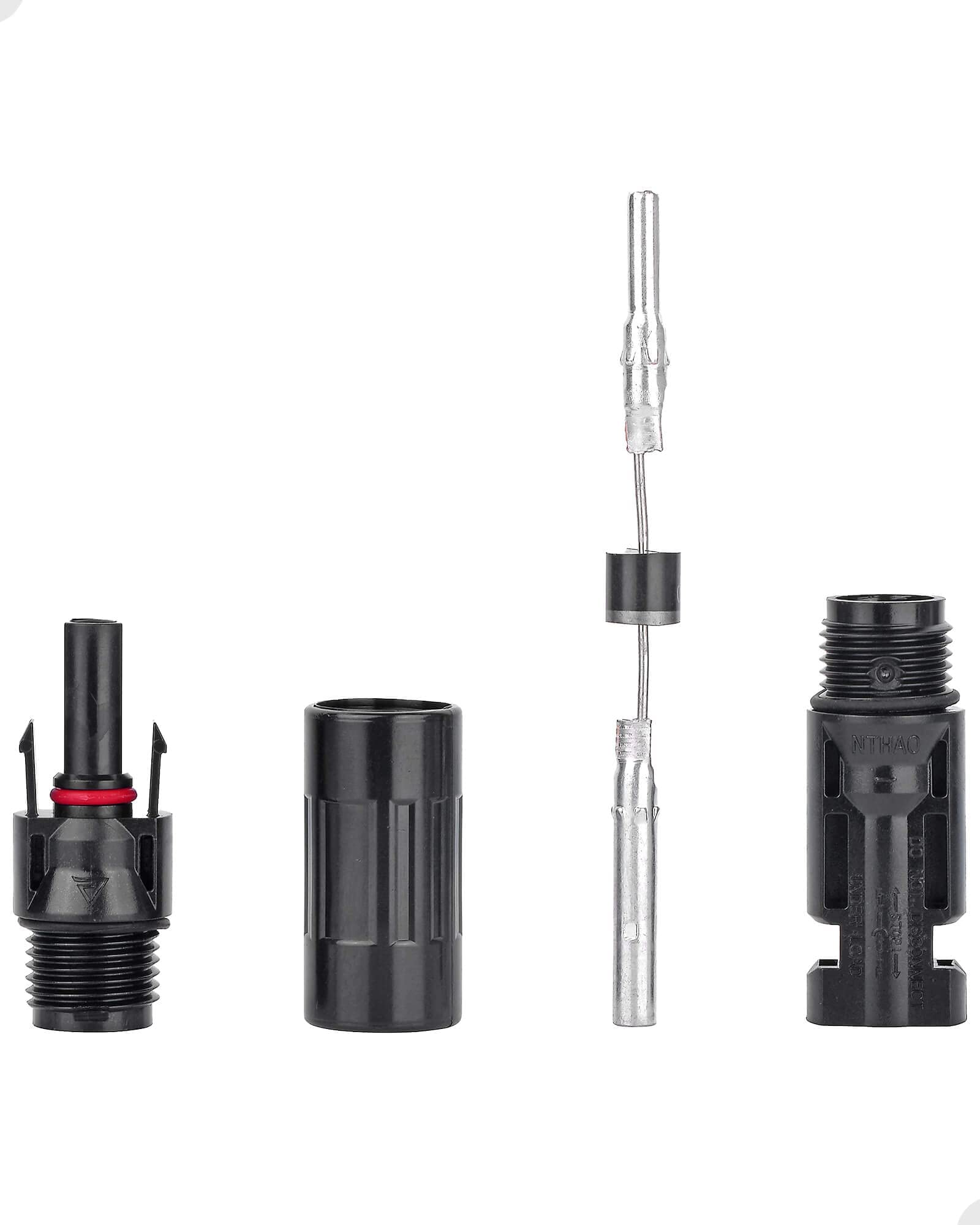 Jtron inline fuse connector with built-in diode protects circuits during installation