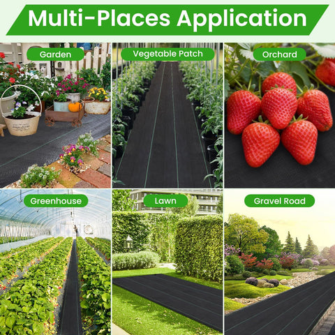 JTSIOV weed barrier used in landscaping projects to suppress weeds and control erosion