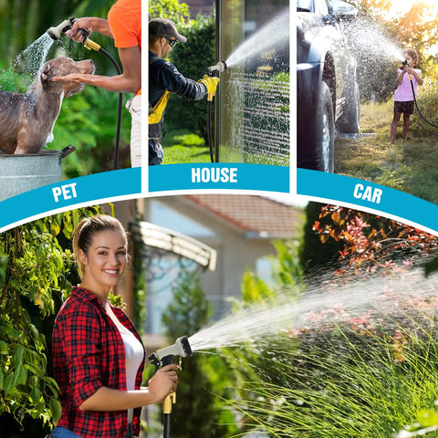 JTTHKK hose with sturdy connectors stays leak-free with waterproof rings.