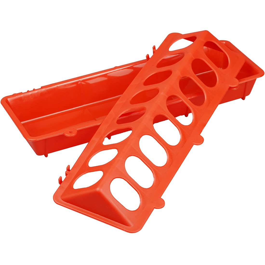 Jtuxcke chicken feeder suited for outdoor farm use with small birds