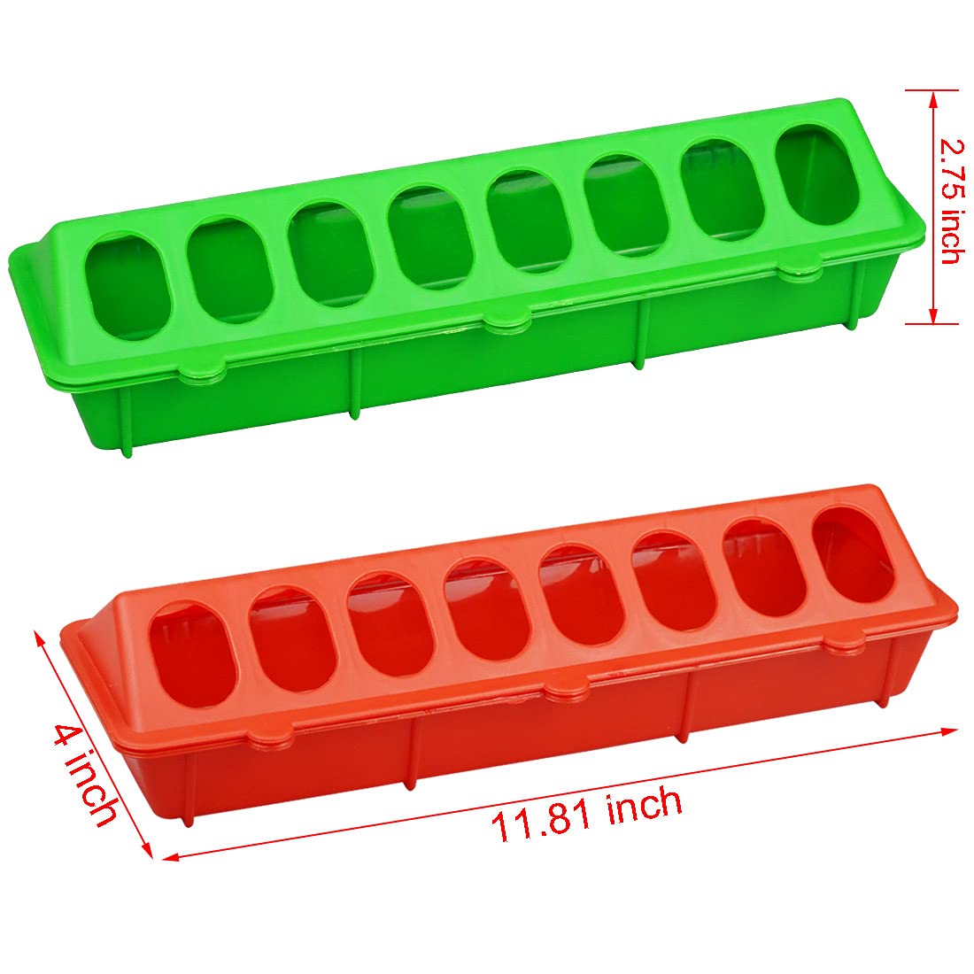Jtuxcke multi-hole chicken feeder with 16 holes supports group eating