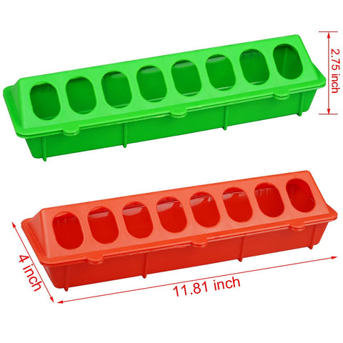 Jtuxcke multi-hole chicken feeder with 16 holes supports group eating
