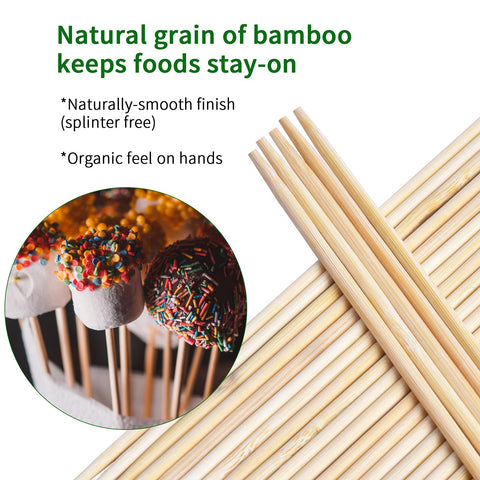 Judia YLL bamboo skewers help keep ingredients in place during fruit or tapas servings.