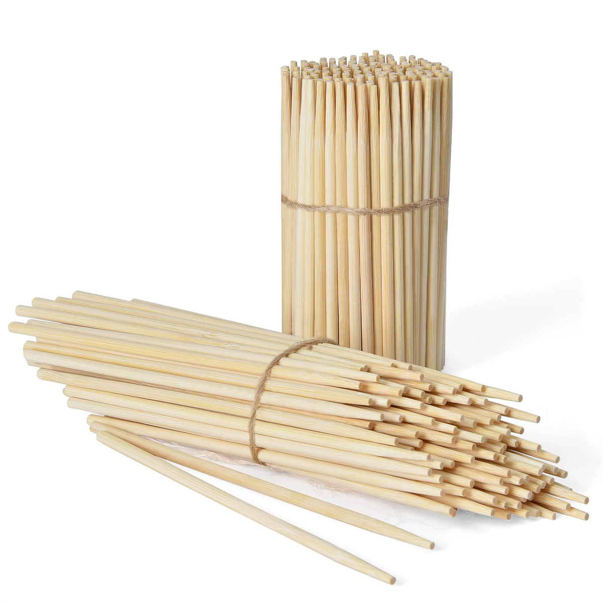 Judia YLL bamboo skewers for kids with an 8-inch blunt tip, safer for parties.