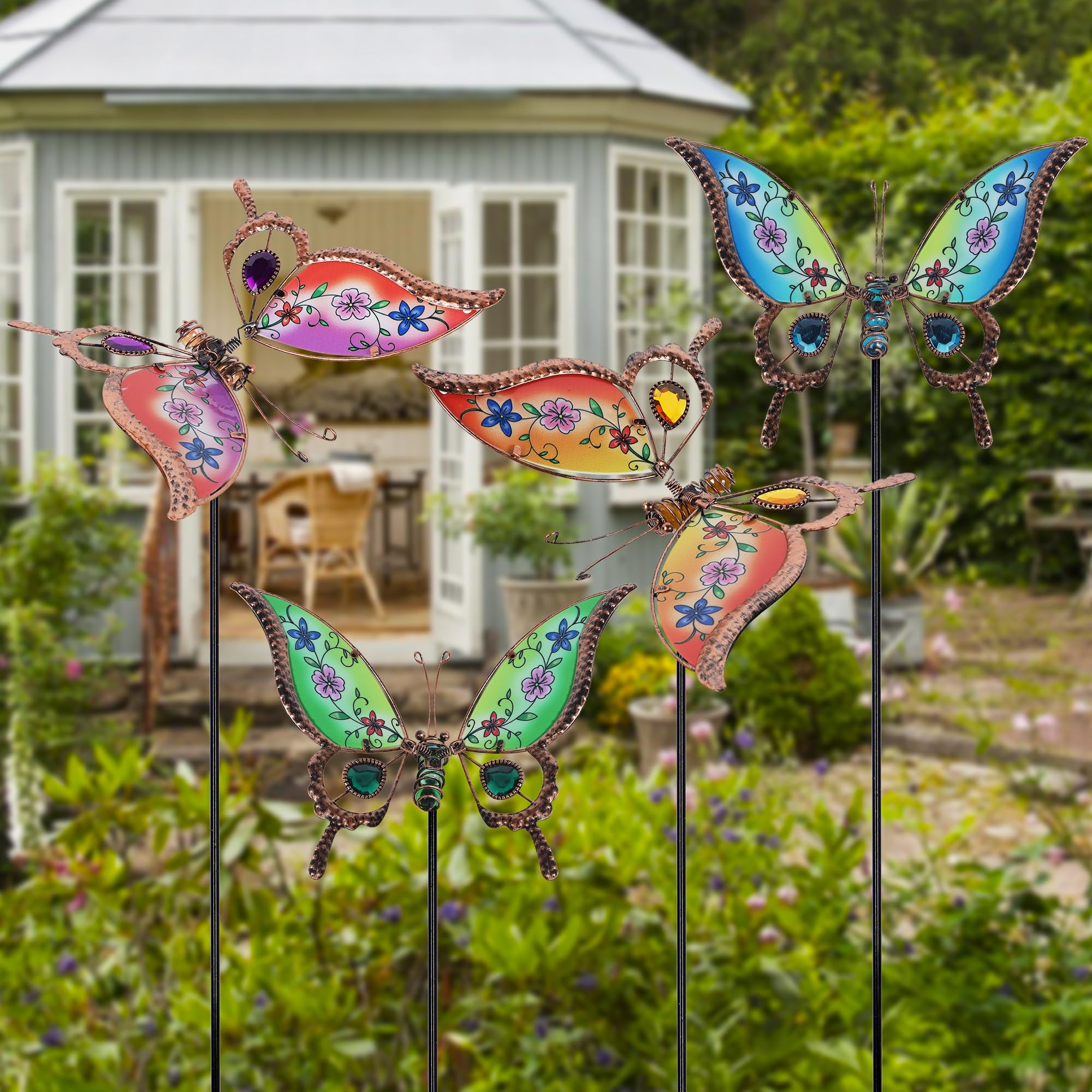 Juegoal plant pot stake decorative gift idea for mom and friends