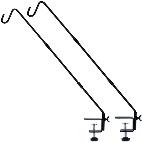 Juegoal deck hook closeup with non-slip clamp demonstrating secure railing attachment.