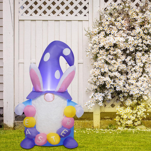 Juegoal Easter Gnome Inflatable yard-display centerpiece for parties.