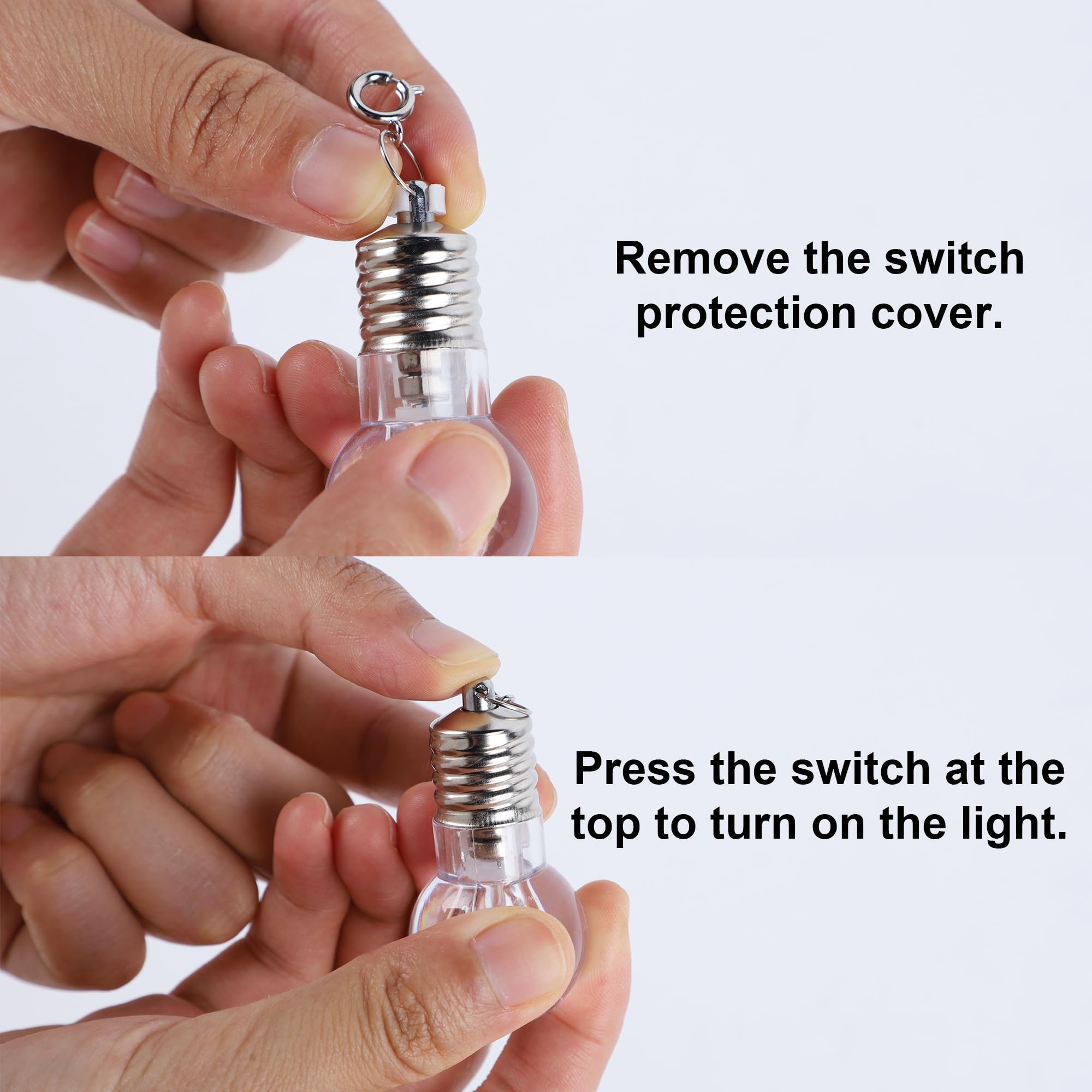Includes three screws for quick tree hanging and secure display.