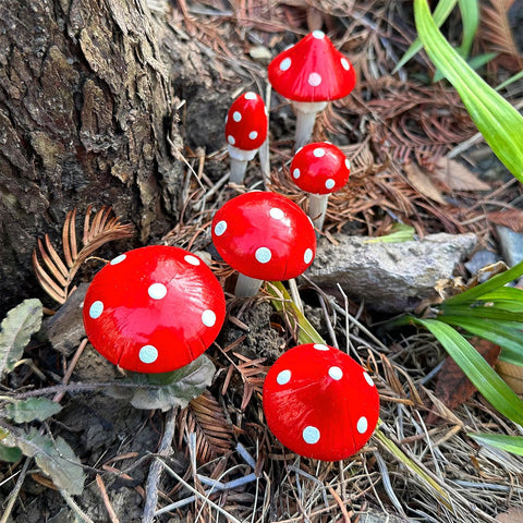 Juegoal garden accents fairy mushrooms add whimsical focal points