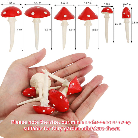 Juegoal glow-in-dark mushrooms brighten night garden scenes with a soft glow