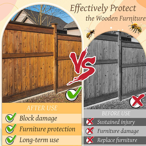 Juexica fence kit bee hole repair components for porches
