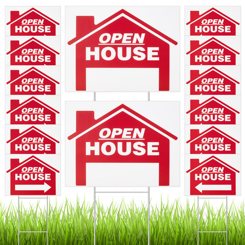 Juexica open-house sign 24x18 double-sided for clear visibility from both directions