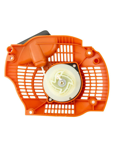 JUHEDAXYL starter housing for Husqvarna 445/450 supports quick, durable replacement.