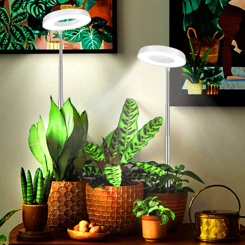 Juhefa Grow Light halo spectrum highlights 3-color options for varied needs.