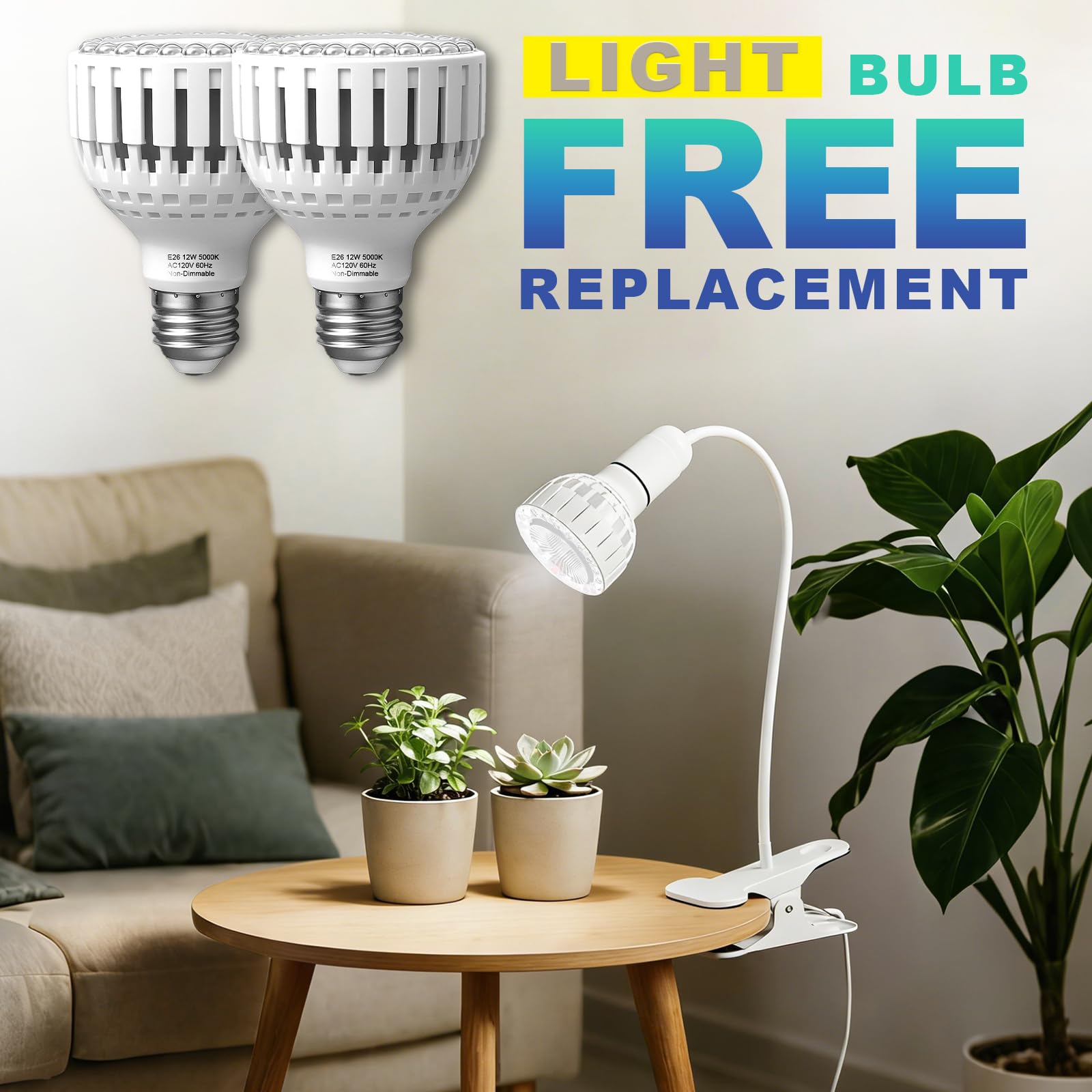 Juhefa replaceable bulb simplifies maintenance and reduces waste.