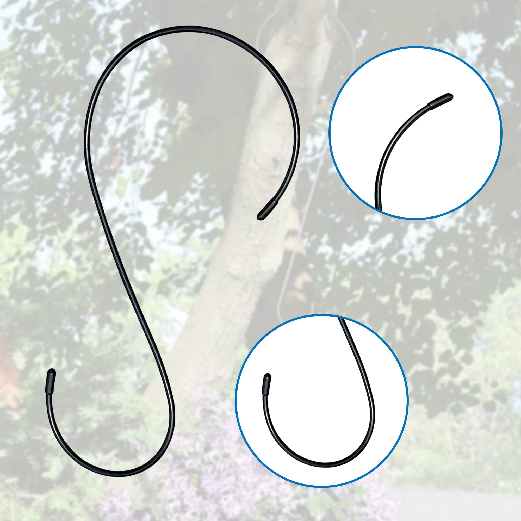 JUJUYACO Garden Decor S Hook blends with decor and adds versatility
