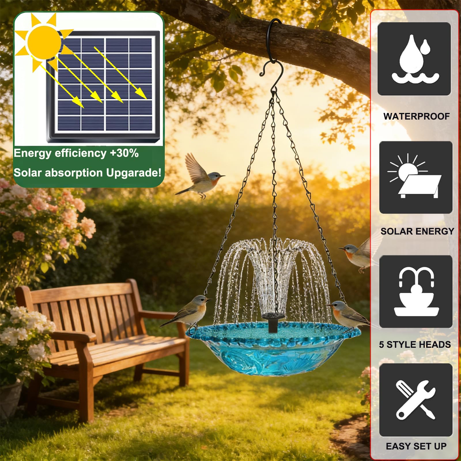Julyxi heavy-duty metal chain ensures quick, secure installation