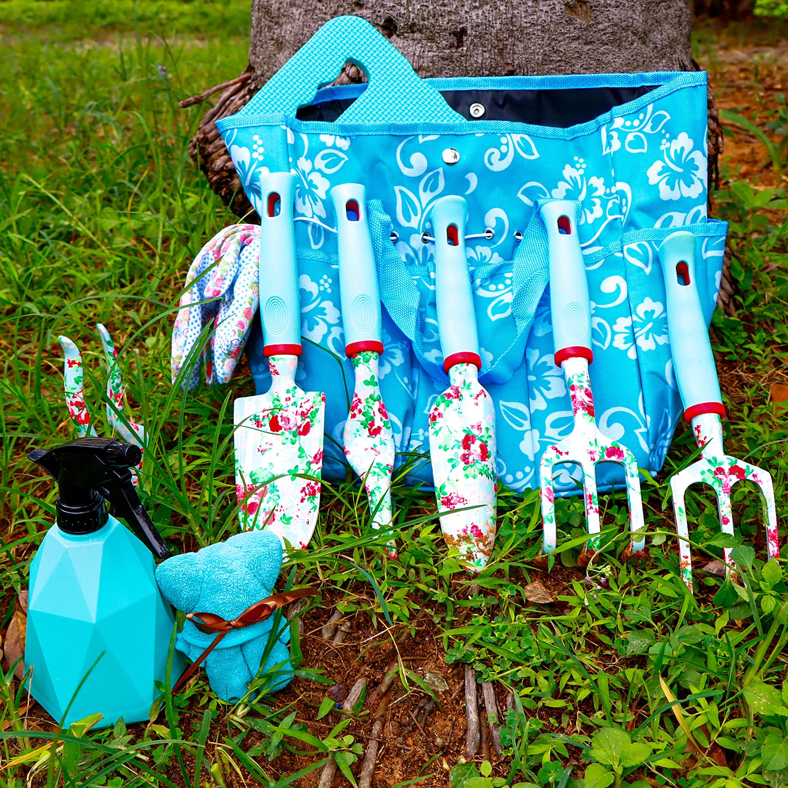 JUMPHIGH complete garden set blue packaging as a thoughtful gift.
