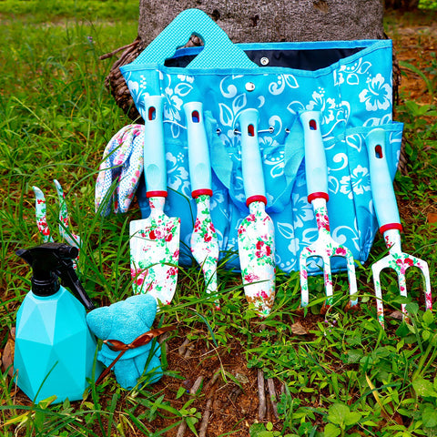 JUMPHIGH complete garden set blue packaging as a thoughtful gift.