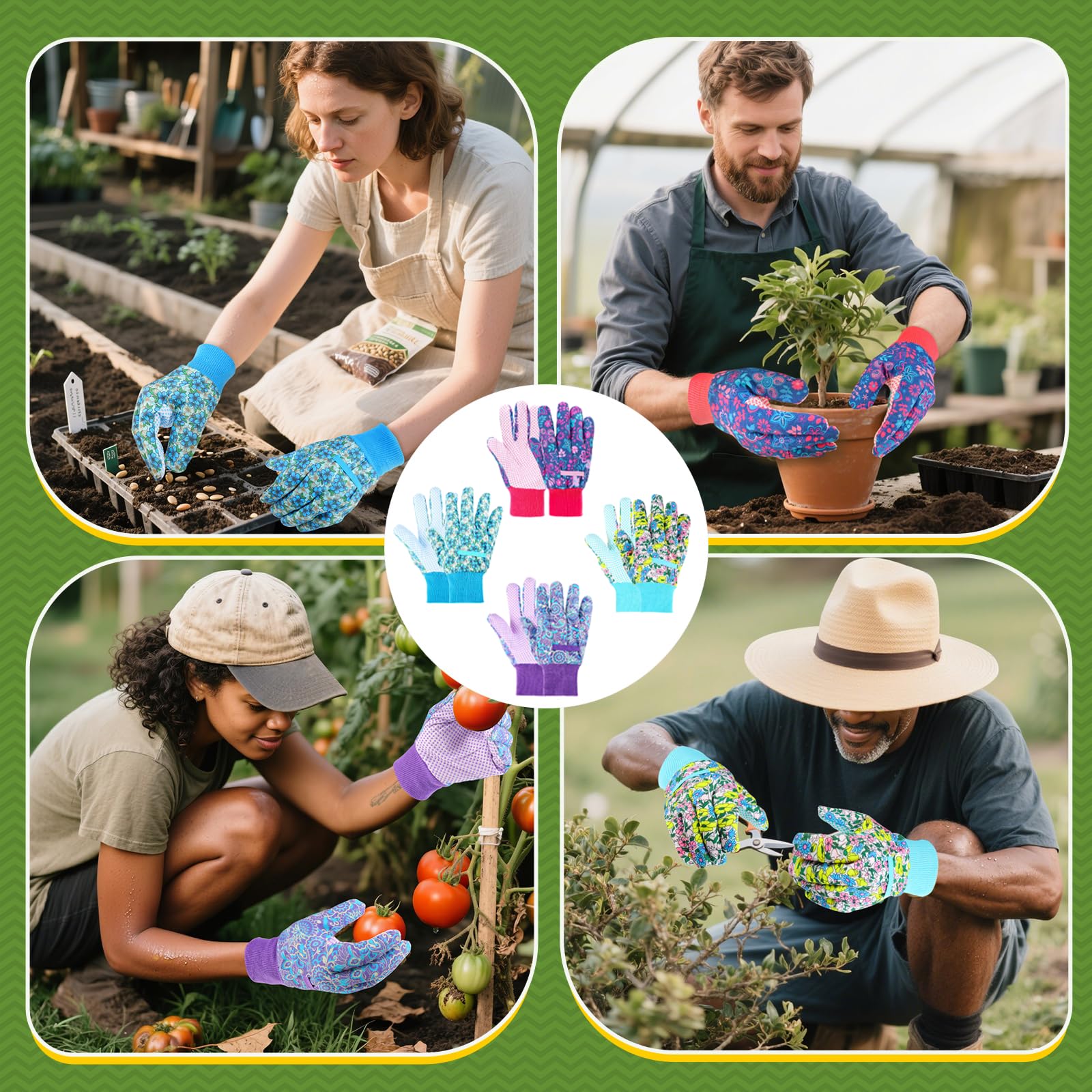 JUMPHIGH multi-use gloves protect hands for indoor and outdoor light chores