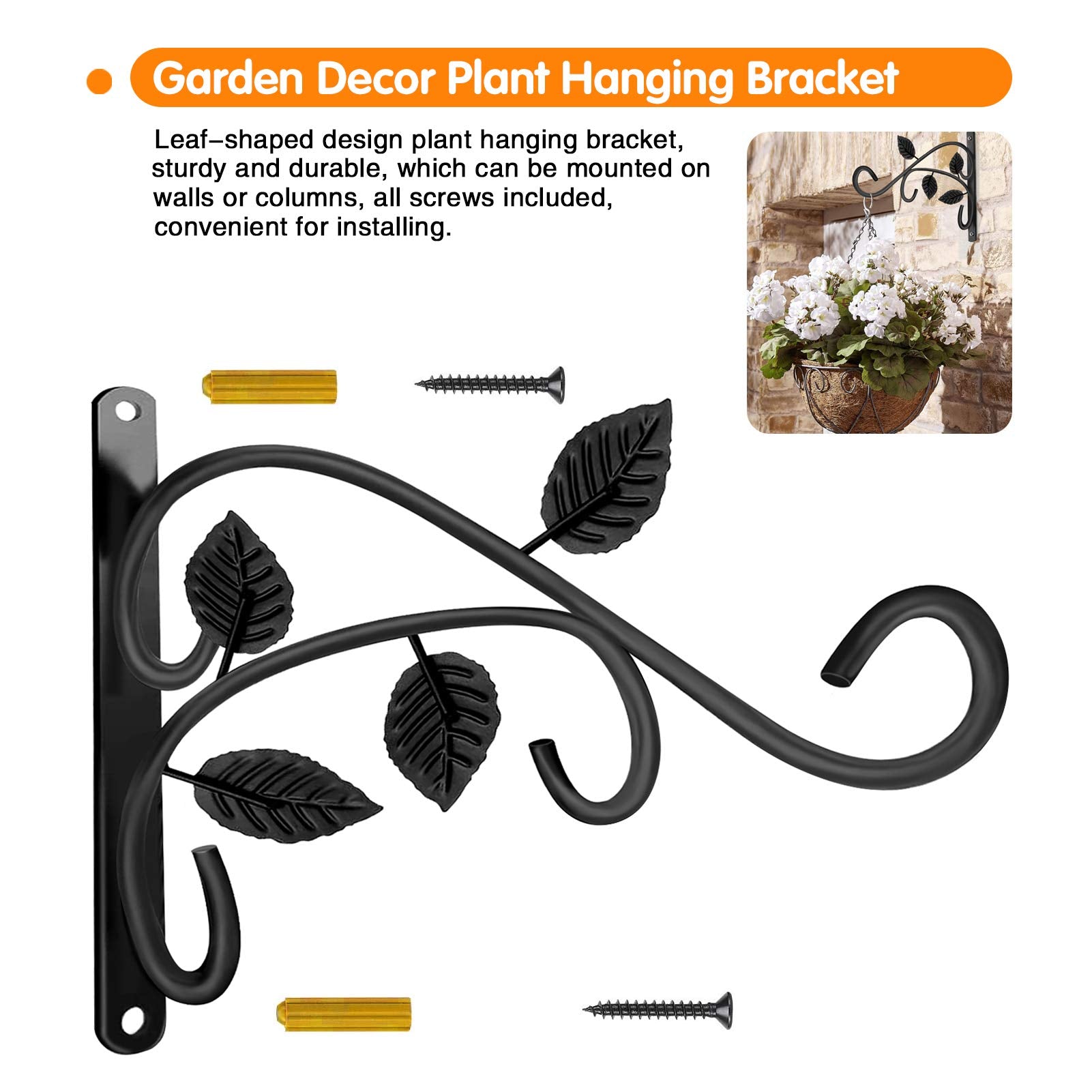 JUNBEI rust-resistant metal hanger withstands weather for long-lasting use.