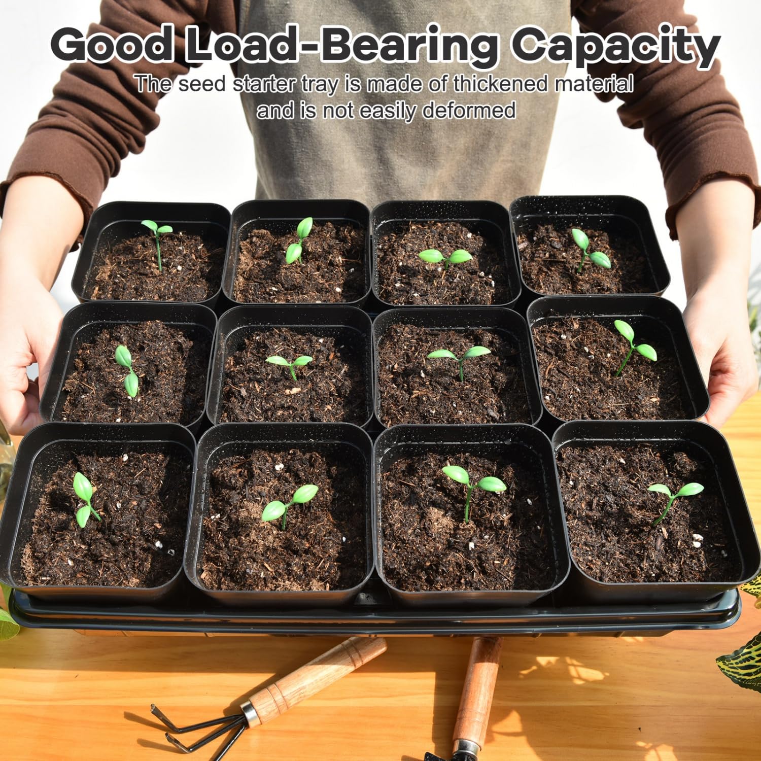 June Fox stackable pots save space between uses.