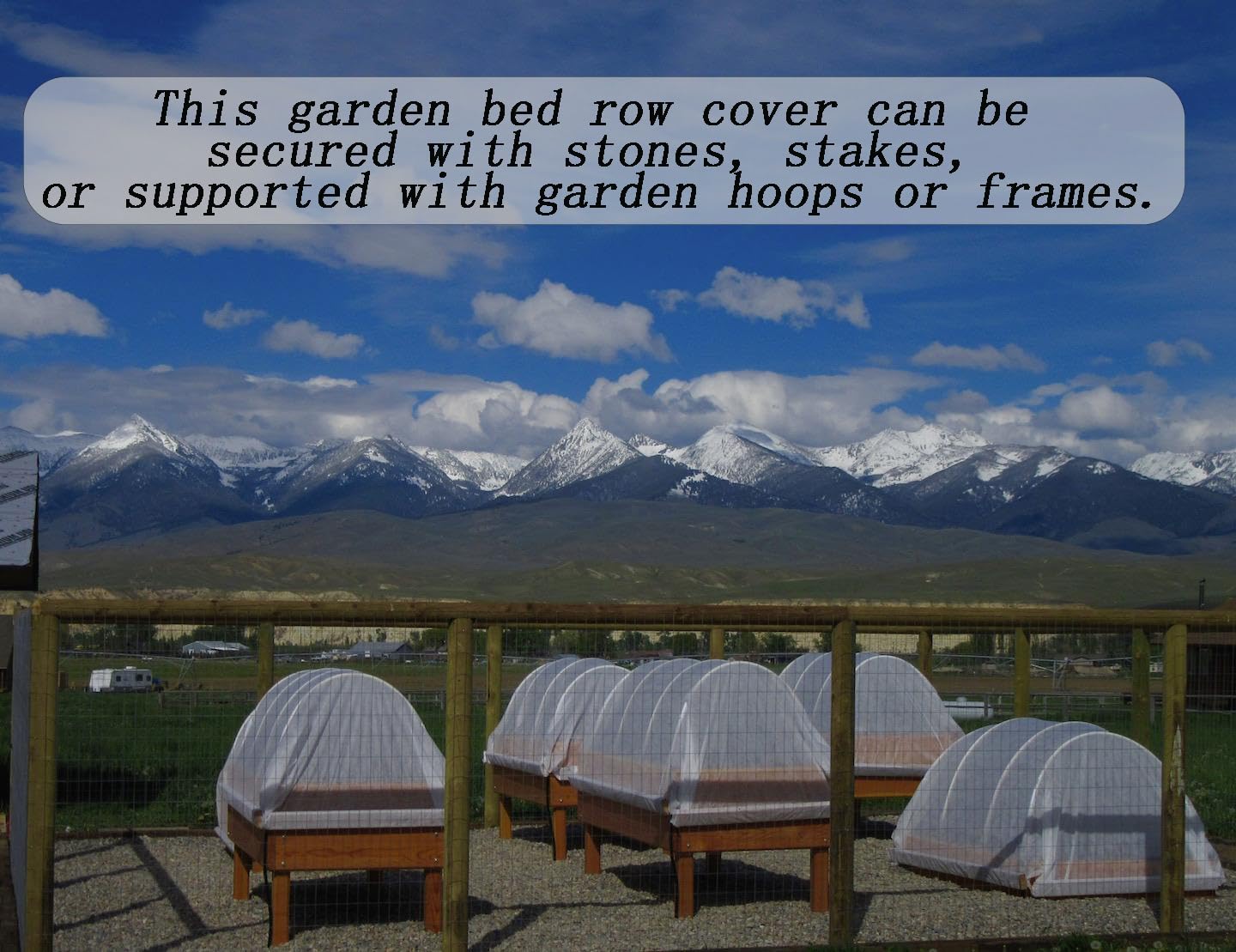 JUNFLYING reusable plant blanket supports early starts and extended harvest periods.