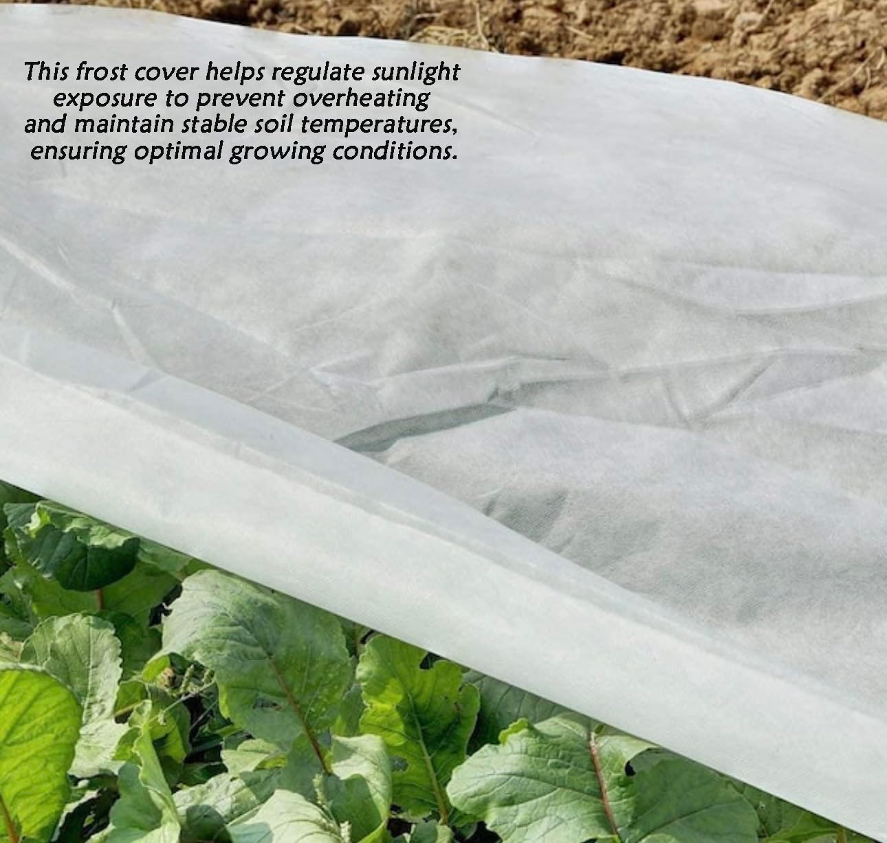JUNFLYING row cover with hoops demonstrates quick, secure setup for winter protection.