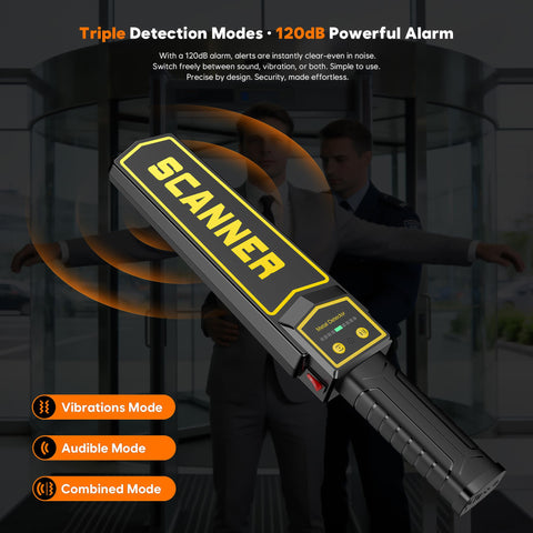 Junforbs wand showing three alert modes for versatile alerts.