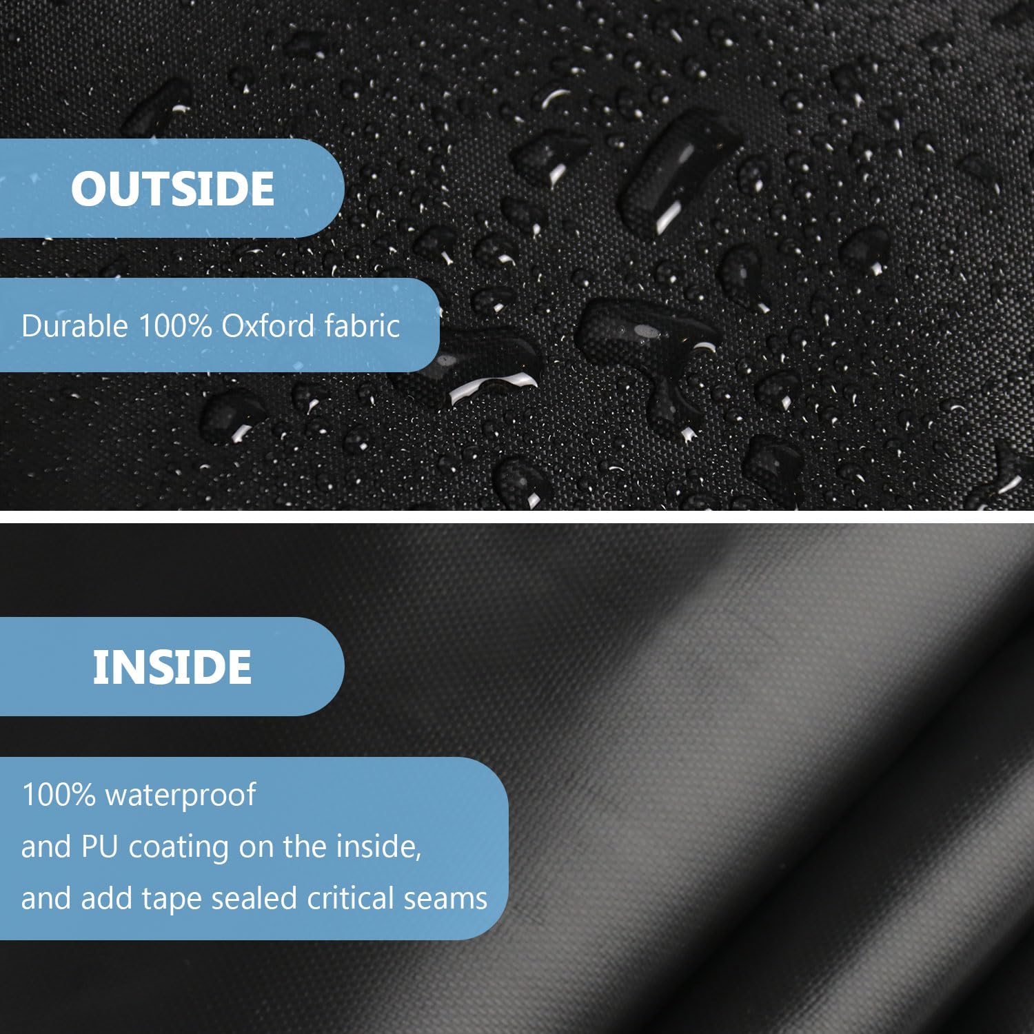Jungda durable oxford fabric table cover resists tears during outdoor use